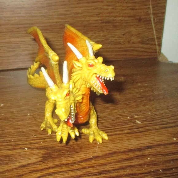 Lot of 4 Dragons/ Hydras Solid PVC Plastic Action Figure 6.5" 2243-P1/2/4/6 - Picture 11 of 16